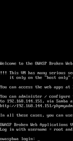 OWASP Broken Web Applications Project 1 screenshot