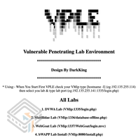Vulnerable Pentesting Lab Environment 1 screenshot