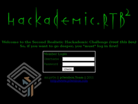 Hackademic RTB2 screenshot